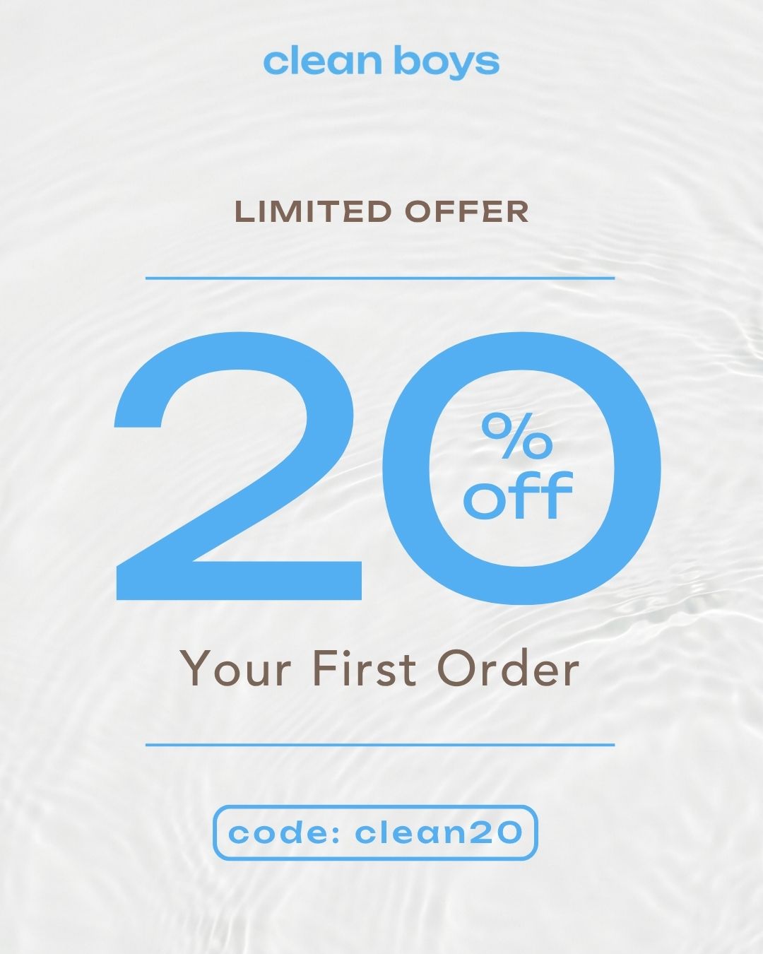 Clean Boys Wipes – Get 20% Off Your First Order | Premium Men’s Hygiene Wipes