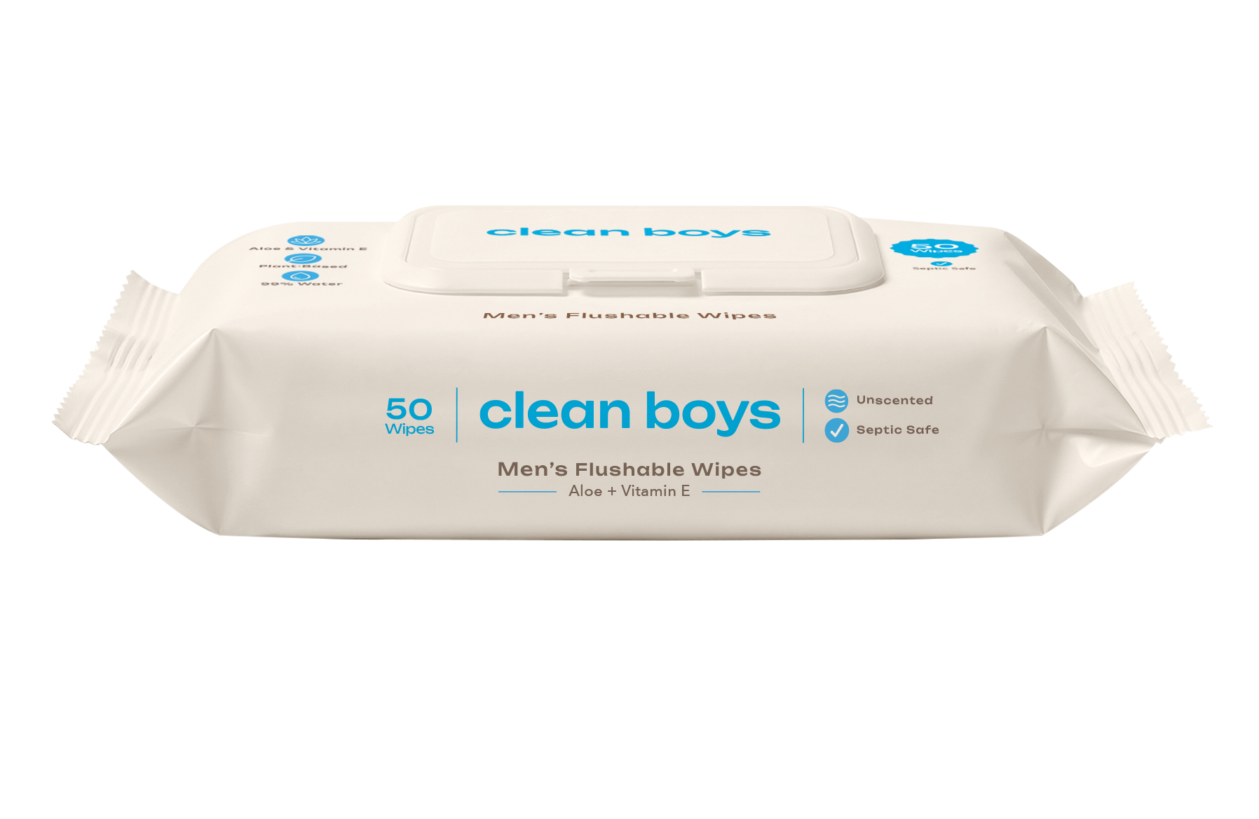 Men’s Flushable Wipes.