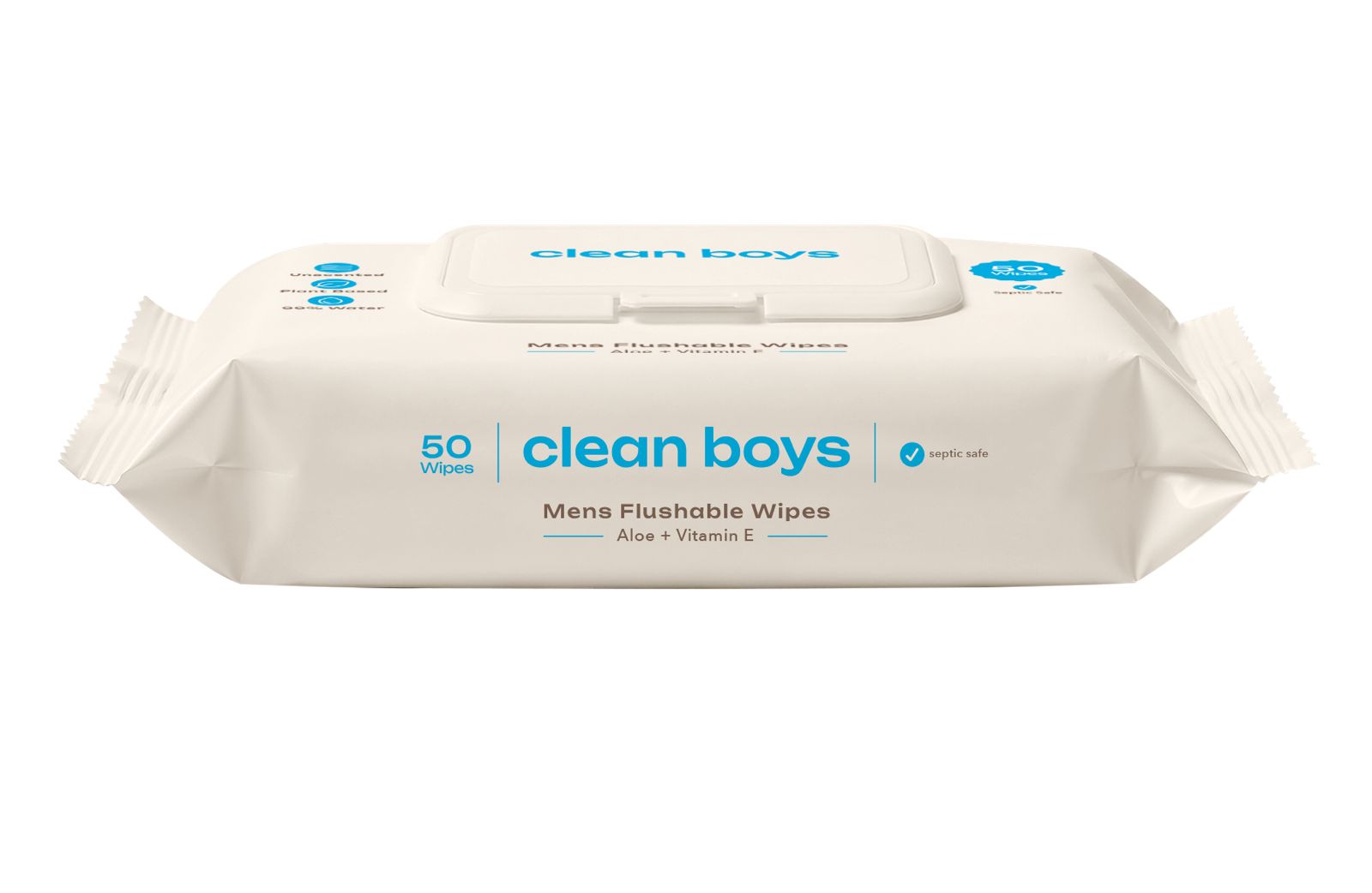 Men’s Flushable Wipes.