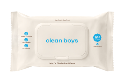 Men's Flushable Wipe